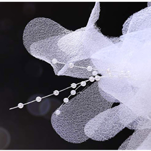 Swan couple wedding cake topper set - Picture 5 of 6